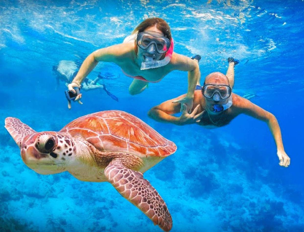 Snorkelling at Padang Bai Blue Lagoon